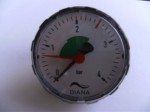 Manometer 0 - 4 bar 1/4" Abgang unten