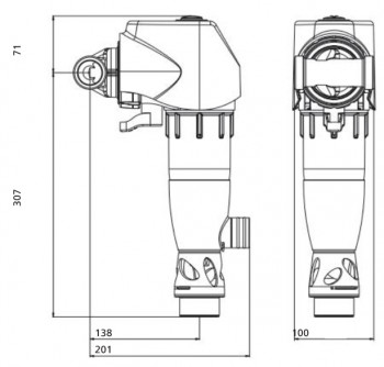 Ditech Artiga Rückspülfilter Typ RF