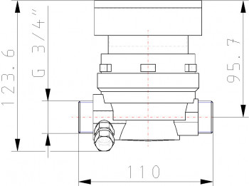 Allmess Wärmezähler Integral-MK UltraMaXX QN 2,5, Eichung 2026
