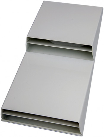 MELTEM Fassadenabschluss Edelstahlschote M-WRG-ES-P, weiß 200218