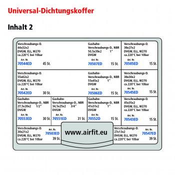 AIRFIT Universal-Dichtungskoffer für Gas-Wasser-Heizung 70000DK