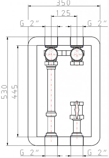 OVENTROP Regumat S-180 ungemischte Heizkreisstation DN 32 Regumat S-180 1355075