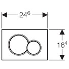 Geberit Betätigungsplatte Sigma01 weiß