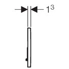 Geberit Betätigungsplatte Sigma01 weiß