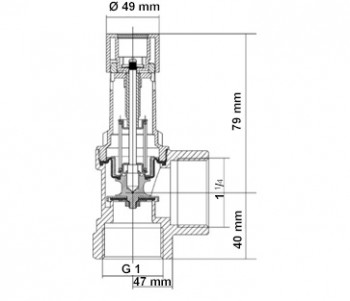 SYR Sicherheitsventil 1" 3 bar Typ 1915