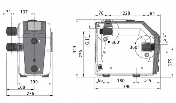 WILO Hochdruck-Kreiselpumpe Isar BOOST5 Isar BOOST5-E-3-2G, mehrstufig 4271548