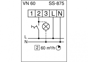 HELIOS Ventilatoreneinsatz ELS-VN 60, 08137