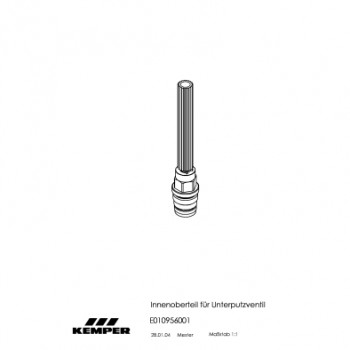 Kemper Innenoberteil UP-Plus, Rotguss, DN15/20 Figur E0109 560 01