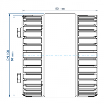 POLO-RDS evolution Dichtelement DN 100 da 13-50 mm 1/2"-6/4", aufklappbar