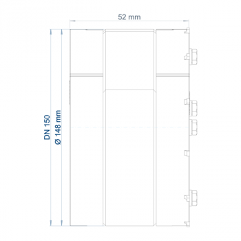 POLO-RDS evolution Dichtelement DN 150 da 8-35 mm, aufklappbar