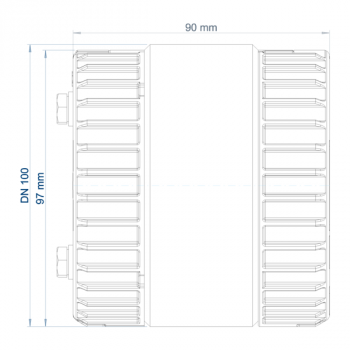 POLO-RDS evolution Dichtelement aufklappbar mit Mehrfachdurchführung da 8-18 mm