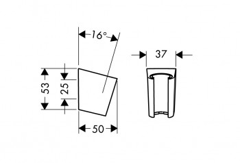 HANSGROHE Porter S Brausehalter, chrom