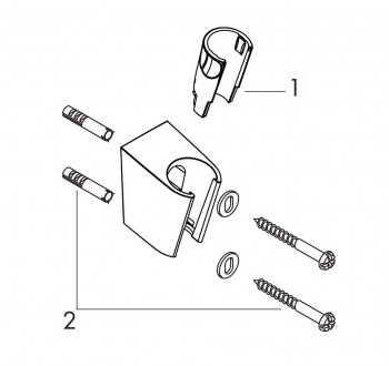 HANSGROHE Porter S Brausehalter, chrom