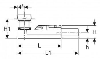 Geberit CleanLine Rohbauset für Duschrinnen, DN 40 für Füßbodenaufbauten 65-90 mm, Modell  154152001