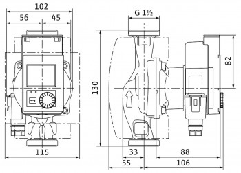 Wilo-Stratos PICO plus 25/0,5-4-130