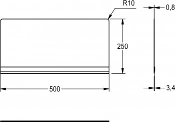 KWC / Franke Rückwand Professional F831 zu WB500GV aufsteckbar