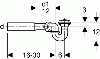 Geberit Duschwannen-Ablauf D52