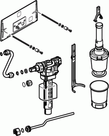 Geberit Umbausatz auf Spül-Stopp-Funktion