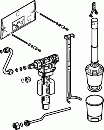 Geberit Umbausatz auf Spül-Stopp-Funktion