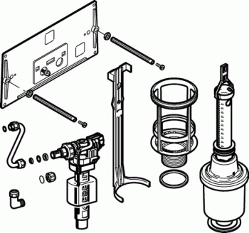Geberit Umbausatz auf Spül-Stopp-Funktion