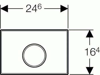 Geberit Betätigungsplatte Sigma10 weiß