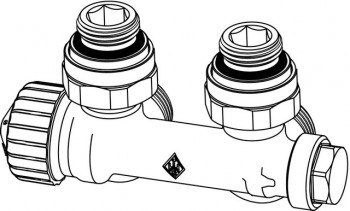 Heimeier Multilux Zweirohrventil 1/2 Eckform 3851-02.000