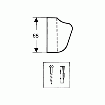 Hansgrohe Universal Wand-Brausehalter