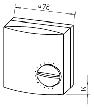 HELIOS Hygrostat HY 3