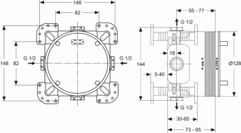 Ideal Standard Unterputz-Bausatz 1 EASY-Box