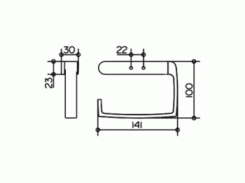 Keuco Elegance Toilettenpapierhalter