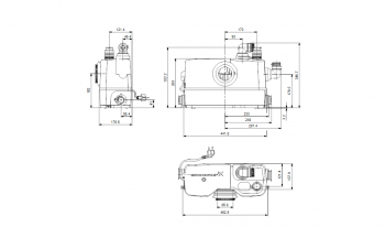 Grundfos Sololift2 WC-3, Hebeanlage, 97775315