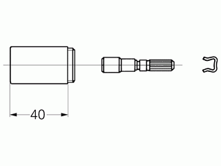 Grohe UP-Verlängerung 40 mm