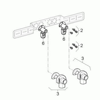 Geberit PushFit Anschlusswinkel 20mm x 1/2" IG Rotguss