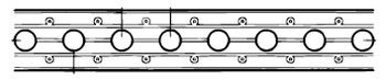 Montageband, gelocht, Kunststoffbeschichtet 19 x 3.0, 10 Meter Rolle, 0832719