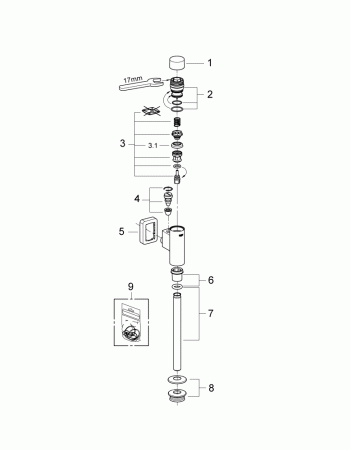 Grohe Urinal-Druckspüler Rondo DN 15