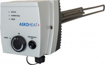 Askoma ASKOHEAT+ Einschraub-Heizkörper 1 1/2" 1.75 kW, 230/400 V, 7-stufig, L: 400 mm 012-6391