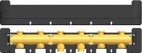 PAW Modulverteiler 3-fach DN 25 mit Isolierung 34133