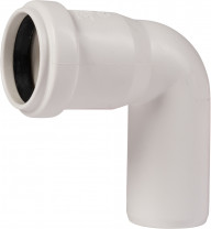 HTB weiß Bogen DN 40, 87,5°