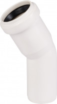 HTB weiß Bogen DN 40, 30° HTB weiß Bogen DN 40, 30°