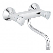 Grohe COSTA Wand-Spültischarmatur, schwenkbarer Auslauf 200 mm, 31187001