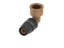 TECELogo Winkelübergang 20 mm x 1/2" Innengewinde Rotguss