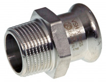XPress Edelstahl 304 Übergangsstück 35 x 11/4 AG
