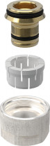 GEBERIT FlowFit Anschlussverschraubung 16 mm Eurokonus Messing 619055001
