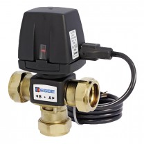 ESBE Zonenventil 3-Wege, motorisch VZD263, DN 25, 28 mm Kvs 6.0, festes Kabel ESBE Zonenventil 3-Wege, motorisch VZD263, DN 25, 28 mm Kvs 6.0, festes Kabel