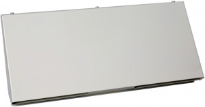 MELTEM Fassadenabschluss Edelstahl M-WRG-II ES-P weiß 200403 MELTEM Fassadenabschluss Edelstahl M-WRG-II ES-P weiß 200403