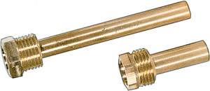 Tauchhülse G 1/2" x 150 mm, aus Messing