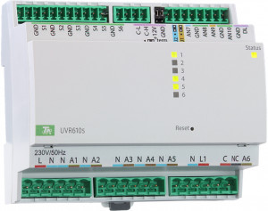 Technische Alternative Universalregelung UVR610S-OD ohne Display, für Hutschiene