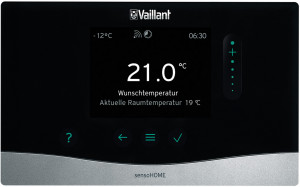 VAILLANT Raumtemperaturregler sensoHOME VRT 380/2, eBUS-Schnittstelle 0010045485