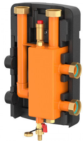 Flamco Ditech Hydraulische Weiche DN 25, inklusive Magnetitabscheider