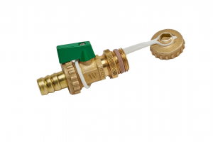 DITECH M Trinkwasser KFE-Kugelhahn Neu 1/2", mit Schlauchverschraubung DVGW